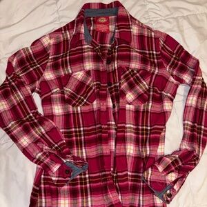 Dickies Red Plaid Flannel